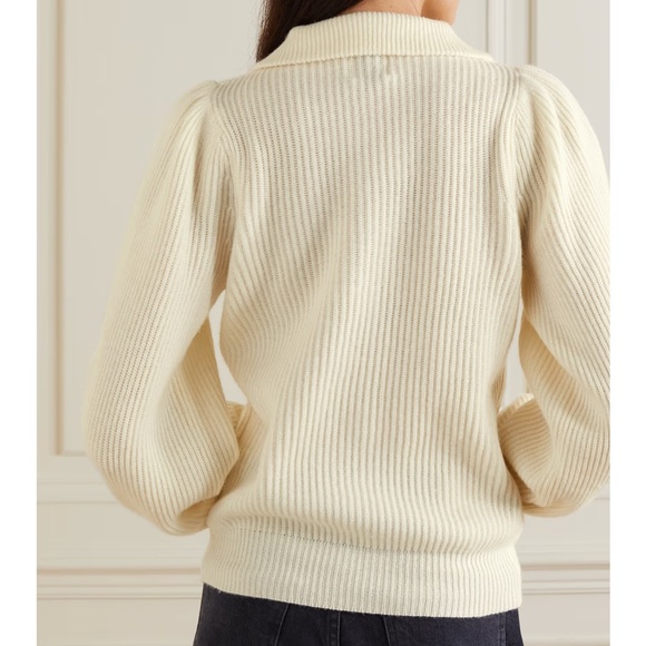 Madeleine Thompson Crater ribbed wool and cashmere blend sweater - Picture 2 of 8